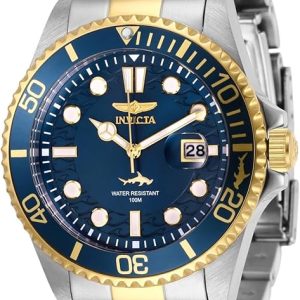 nvicta relógio masculino pro diver, movimento a quartzo, dois tons, 30021